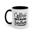 Accent Coffee Mug — Custom Coffee Shop Logo Mug (11/15oz)