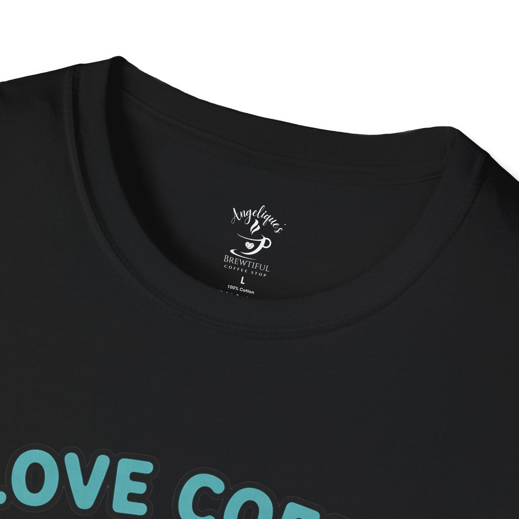 Axolotl Coffee T-Shirt — "I Love Coffee A'Lotl" Cute Kawaii Tee