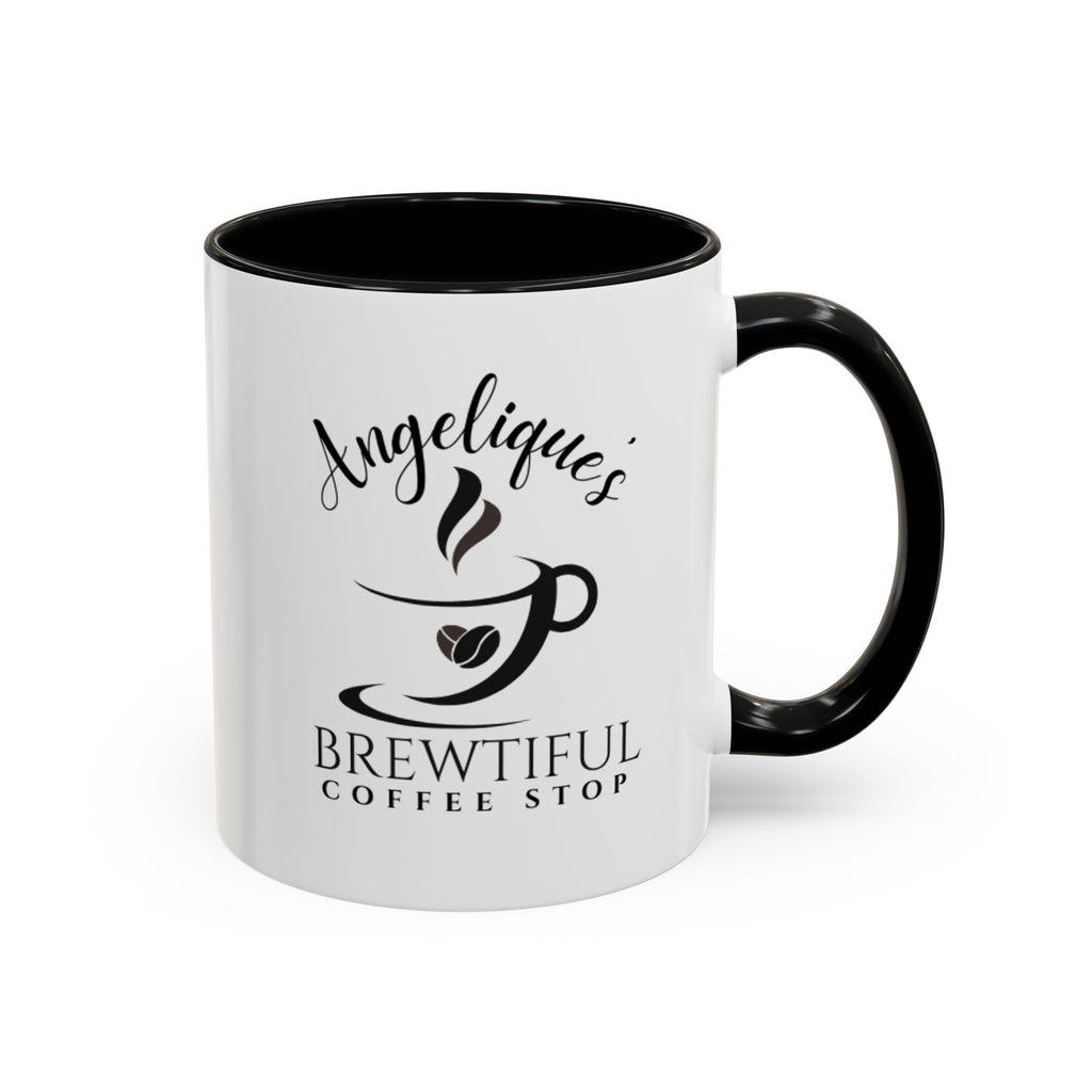 Accent Coffee Mug — Custom Coffee Shop Logo Mug (11/15oz)