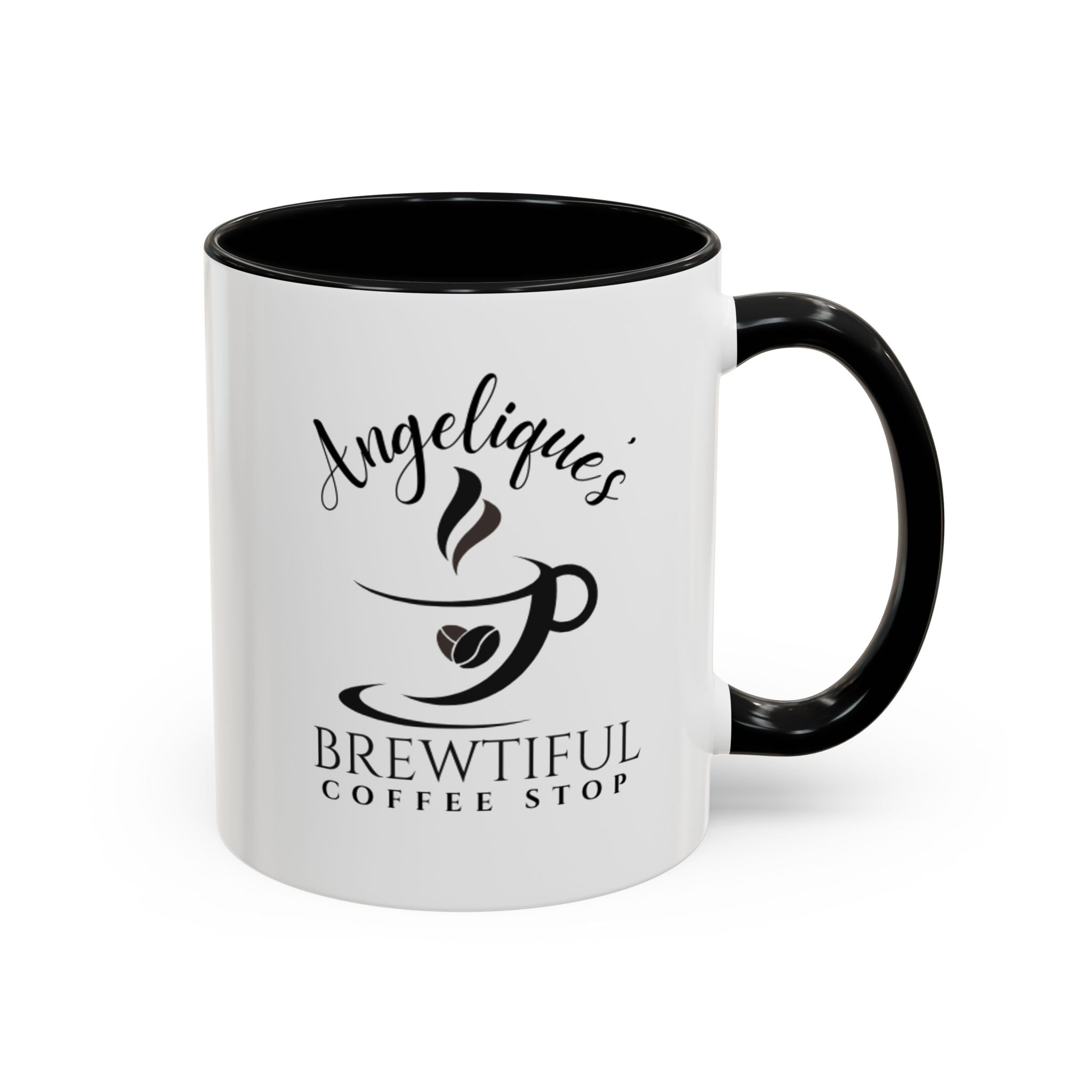 Accent Coffee Mug — Custom Coffee Shop Logo Mug (11/15oz)
