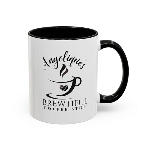 Accent Coffee Mug — Custom Coffee Shop Logo Mug (11/15oz)